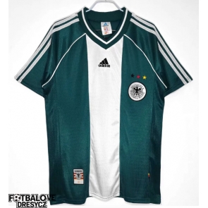 Německo 1998 Retro Venkovní Dres Krátký Rukáv Německo 1998 Retro Venkovní Dres Krátký Rukáv